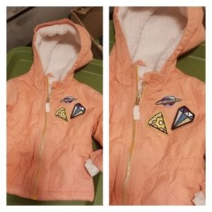 Girls cat& jack jacket/ hooded